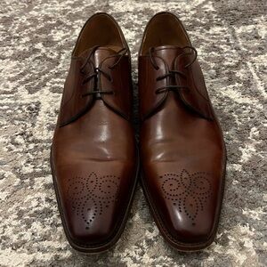 Magnanni Men’s Brown Leather Derby Shoe